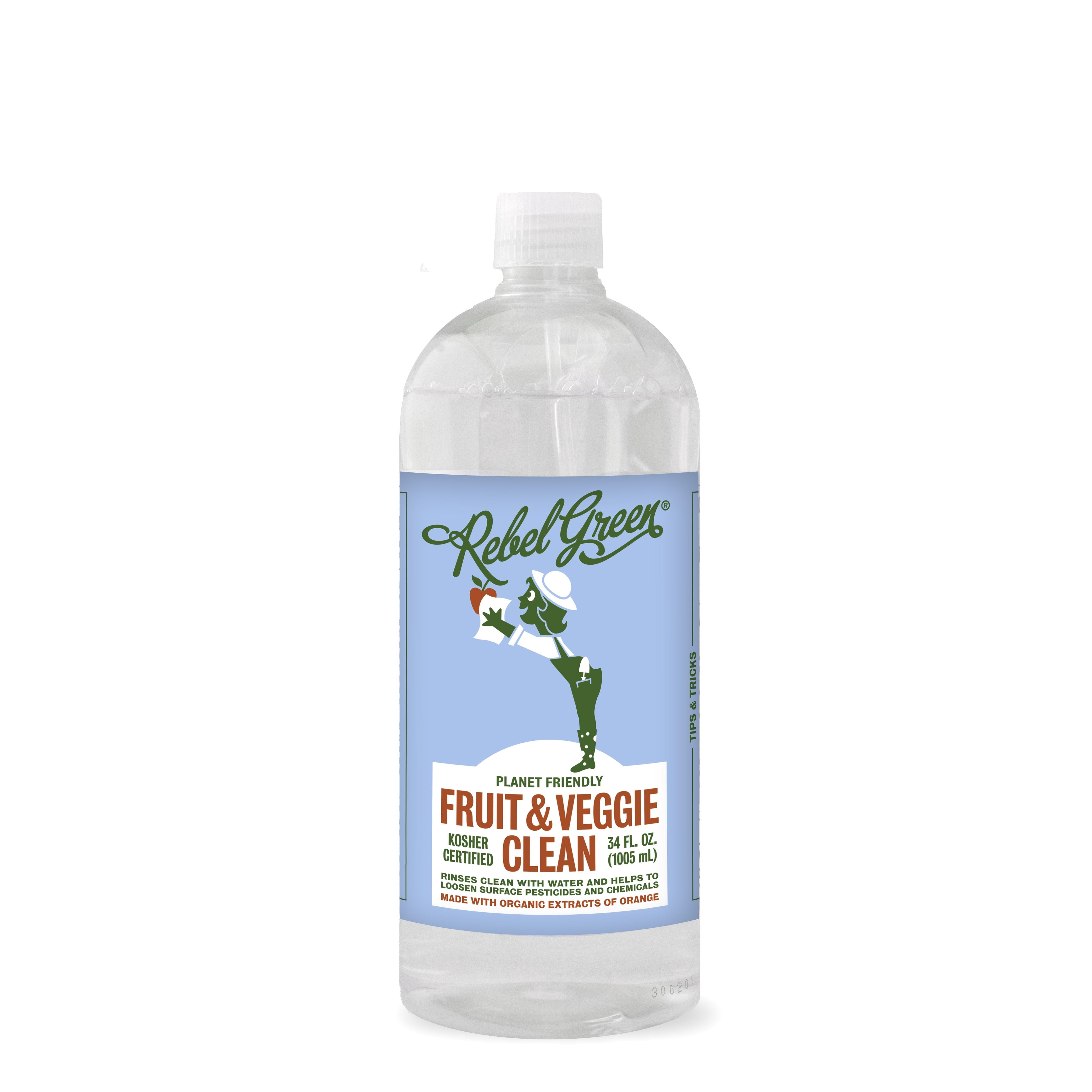 Rebel Green Fruit & Veggie Clean 34oz Refill 2 Pack