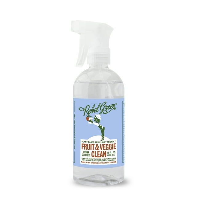 Rebel Green, Fruit and Veggie Wash Spray, 16 fl oz Bottle, Fresh