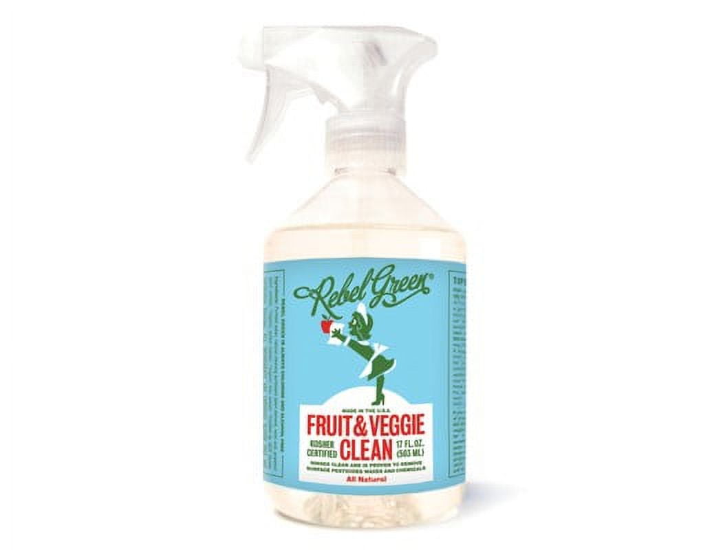 Rebel Green, Fruit and Veggie Wash Spray, 17 fl oz Bottle
