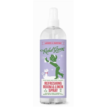 Rebel Green: Refreshing Room And Linen Spray Lavender And Grapefruit Scent, 8 Fo