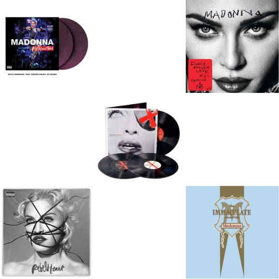Rebel Heart Tour (X) (Purple Galaxy Swirl Vinyl/2LP) & Rebel Heart & Madame X (Live) (3LP) & Finally Enough Love (2LP) & Immaculate Collection (2LP)