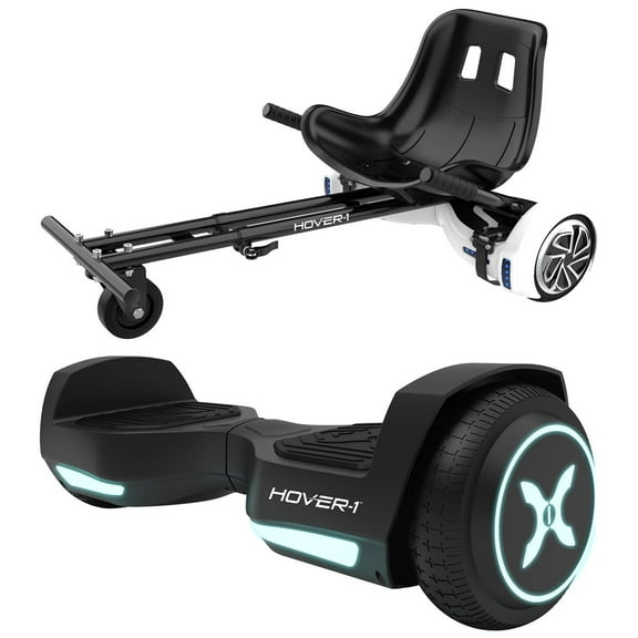 Rebel Hoverboard and Kart Combo