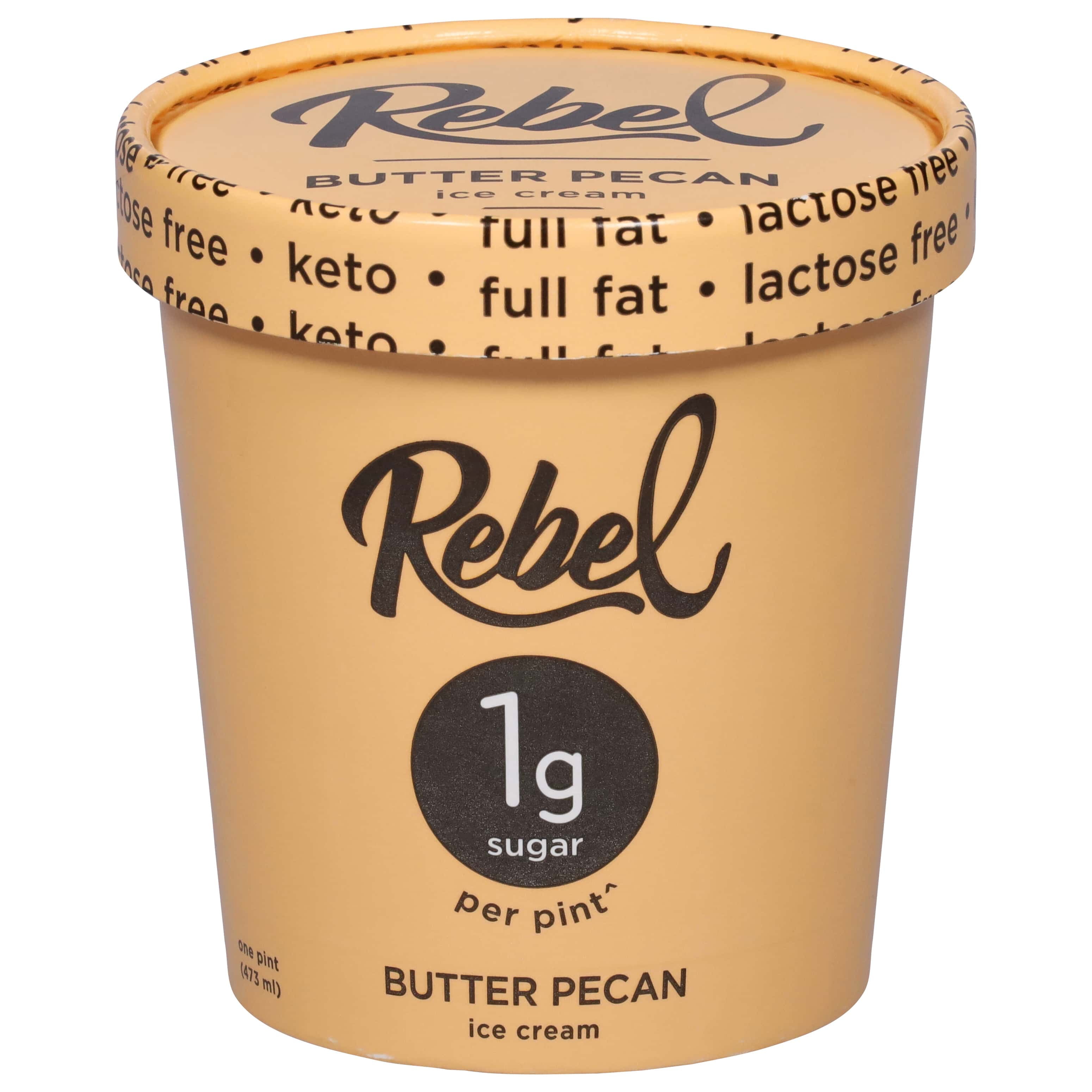 Rebel Ice Cream Butter Pecan