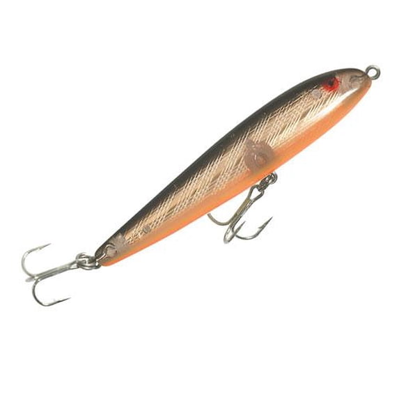 Rebel Jumpin' Minnow 1/2 oz Fishing Lure - Copper/Black/Orange