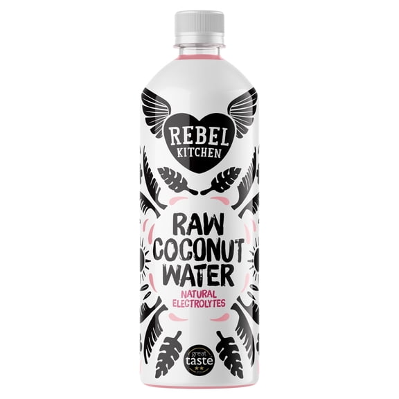 Rebel Kitchen Raw Coconut Water Natural Electrolytes 750ML, Imported from Britain