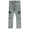 thumbnail image 1 of Rebel Legacy Boys' Cargo Slim Fit Jeans Color: blue Size: 16, 1 of 1