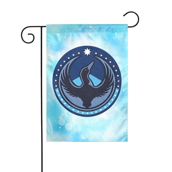 Rebel Loon Anti ICE Garden Flag 12x18 Double Sided, Burlap Garden Yard House Flags Outside Outdoor Spring Seasonal Porch Lawn Decoration