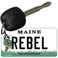 thumbnail image 1 of Rebel Maine State License Plate Tag Key Chain KC-10424 3" x 1.5" Key Chain (KC), 1 of 1
