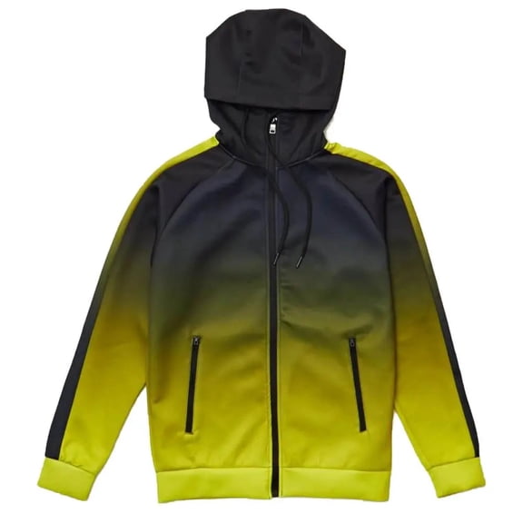 Rebel Minds Dip Dye Track Jacket Lime