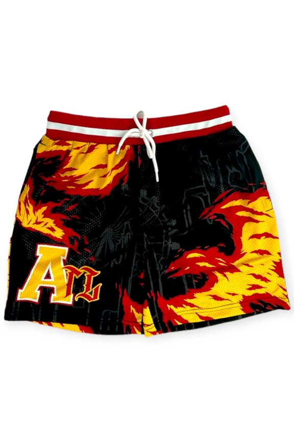 Men All City ATL Mesh Swim Short (Black)