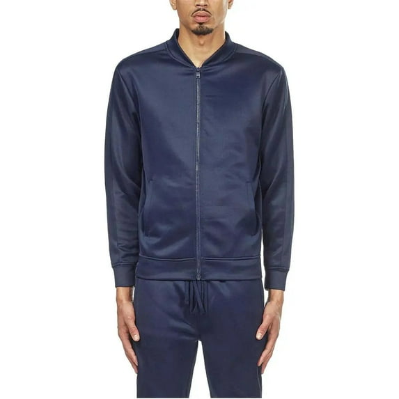 Rebel Minds Men Basic Track Jacket (Navy)