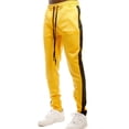 thumbnail image 1 of Rebel Minds Men Stacked Track Pants (Gold Black), 1 of 7