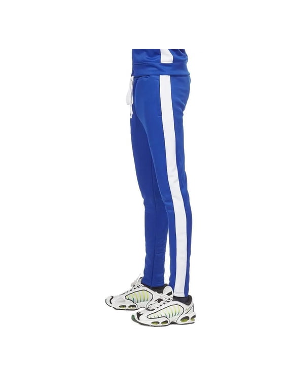Men Track Pants (Royal White)