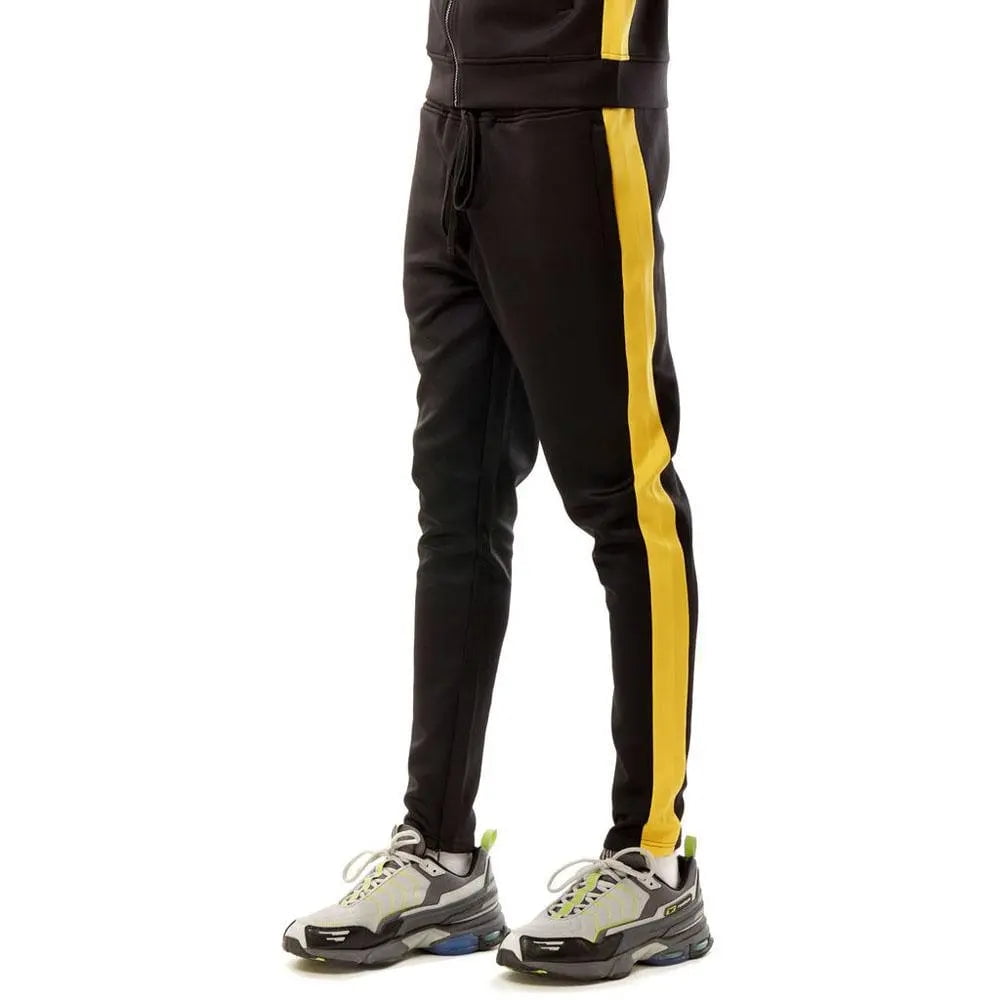 Rebel Minds Track Pants Black Yellow Walmart