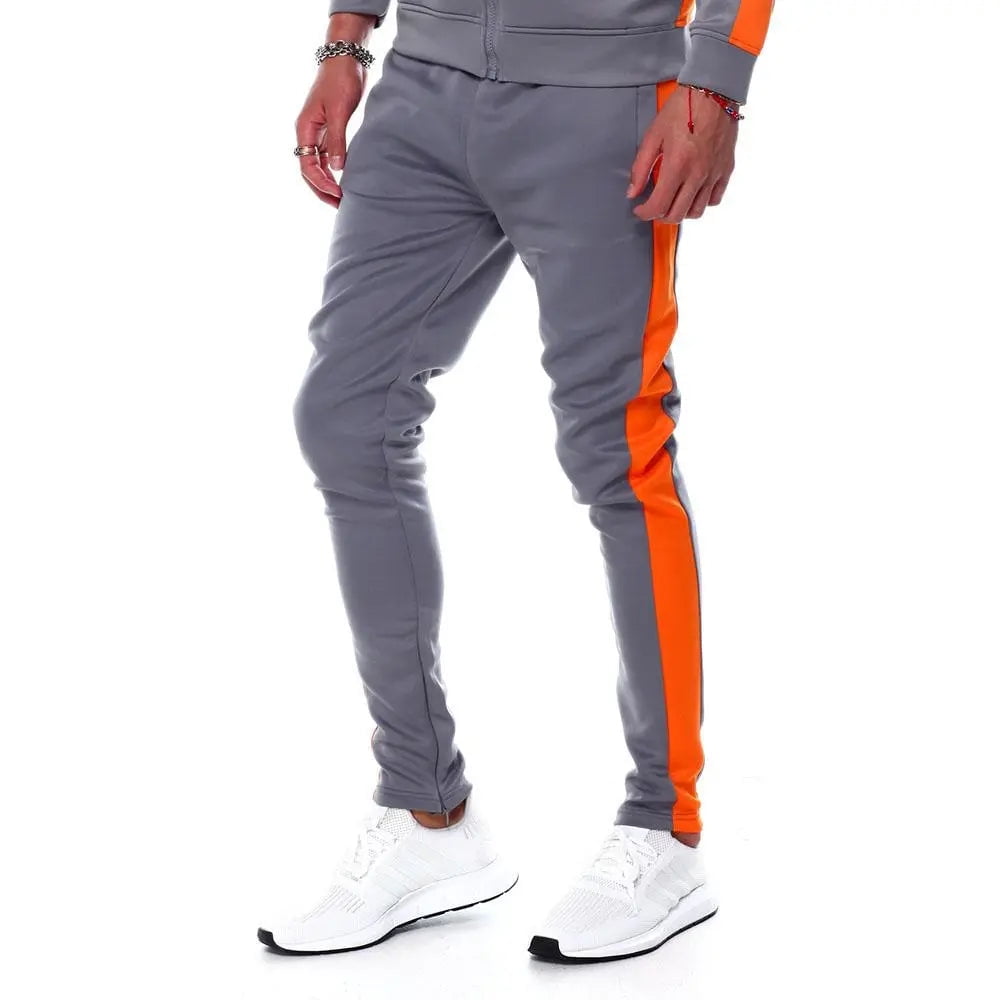 Rebel Minds Track Pants Grey Orange - Walmart.com