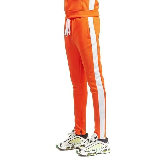 Rebel Minds Track Pants Orange White