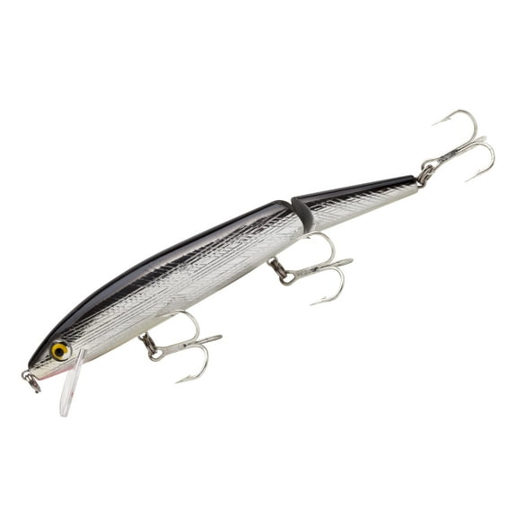 Rebel Minnow Jointed 5.5'' Silver Black