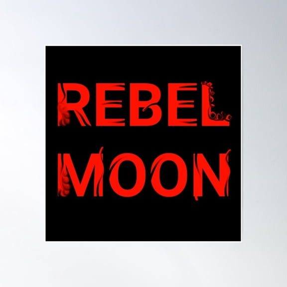Rebel Moon Poster Wall Art, Modern Wall Decor, 16x16 UNFRAMED