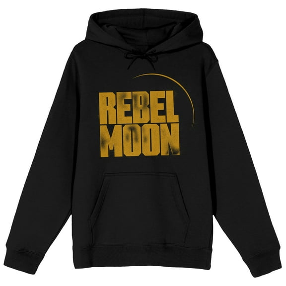 Rebel Moon Scribe Face Long Sleeve Adult Black Hooded Sweatshirt