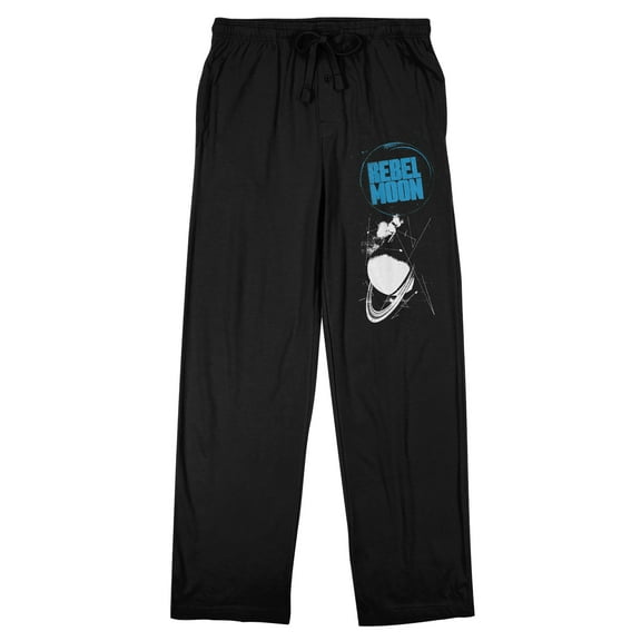 Rebel Moon Title Art Men's Black Sleep Pajama Pants