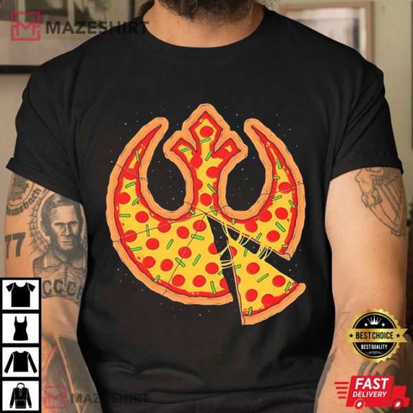 Rebel Pizza Rebel Alliance Star War Tshirt