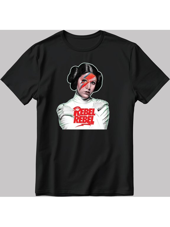 Rebel Rebel Short Sleeve White-Black Men's / Women's T Shirt K120