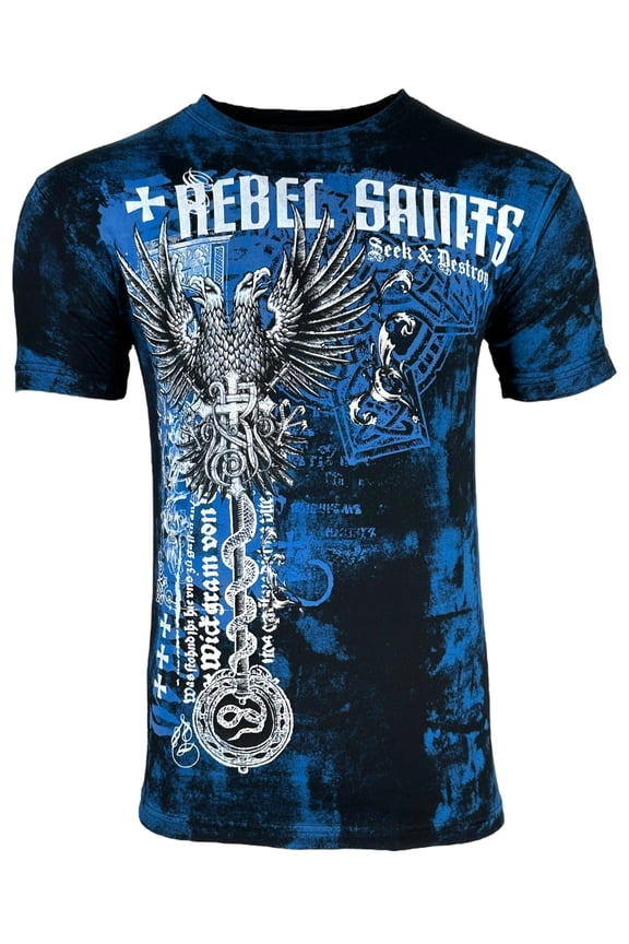 Rebel Saint by Affliction Men's T-Shirt Jailbird