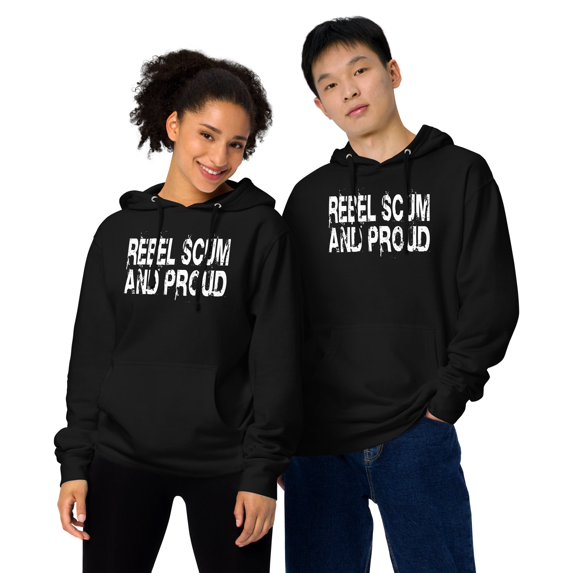 Rebel Scum and Proud Unisex midweight hoodie