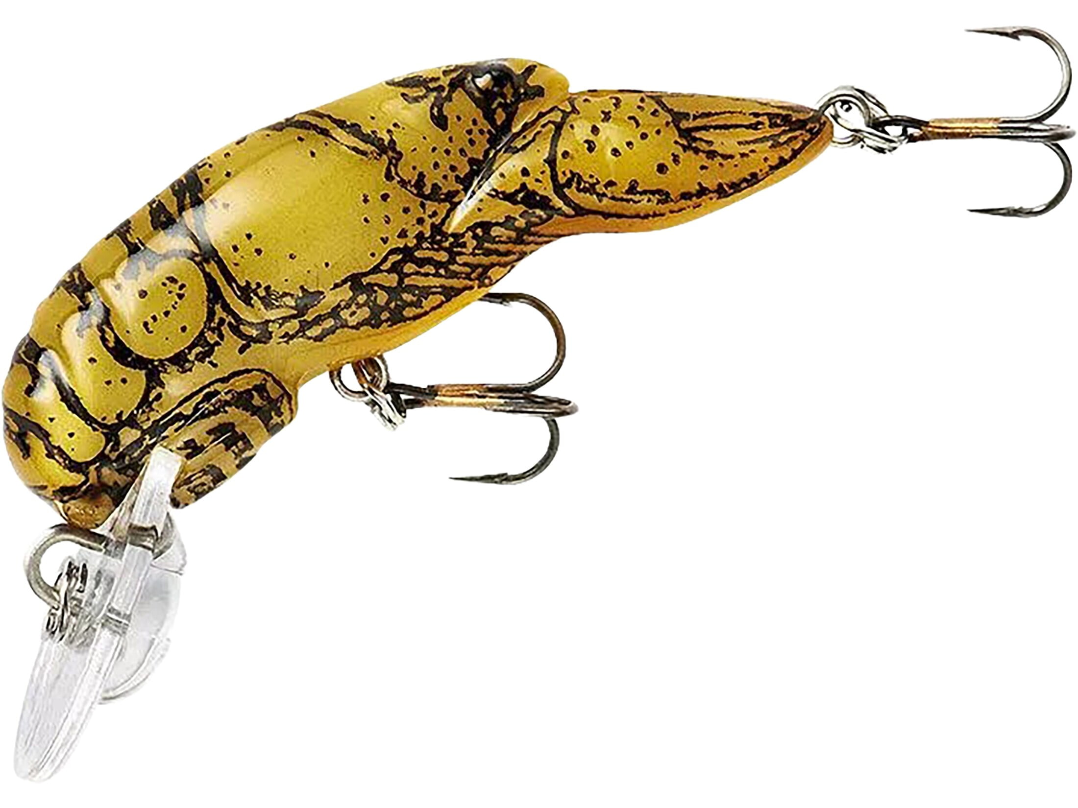 Rebel Teeny Wee Craw Fishing Lure Hard bait Natural Tan 1 1/2 in 1/10 oz