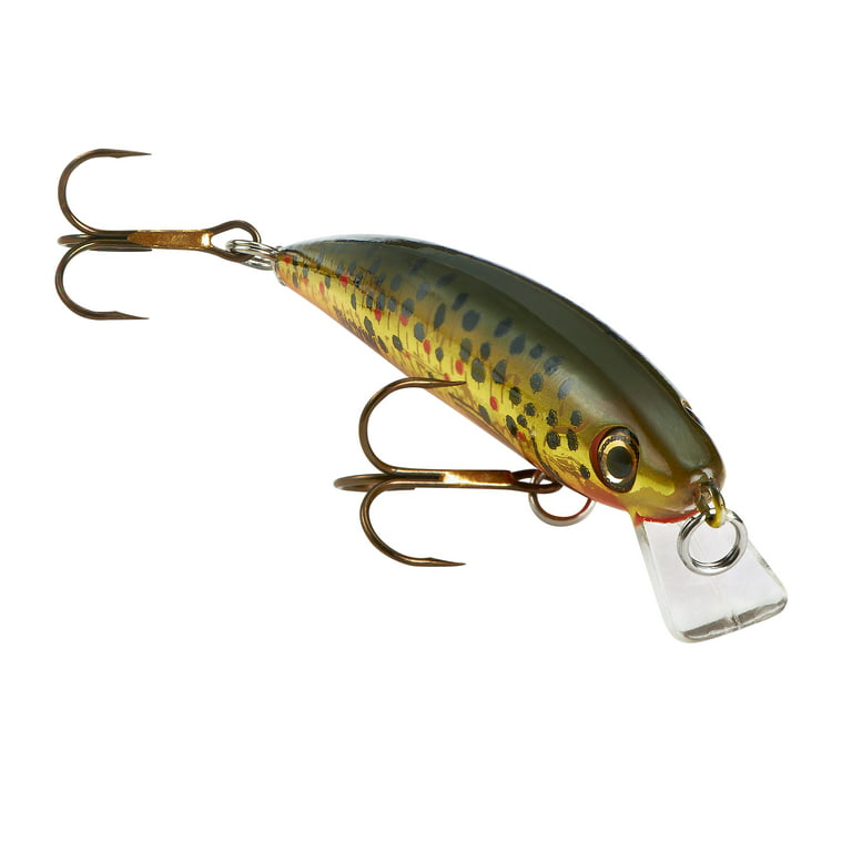 Rebel Track Down Ghost Minnow Slow Sinking Brown Trout 2 1/2 1/8 oz.