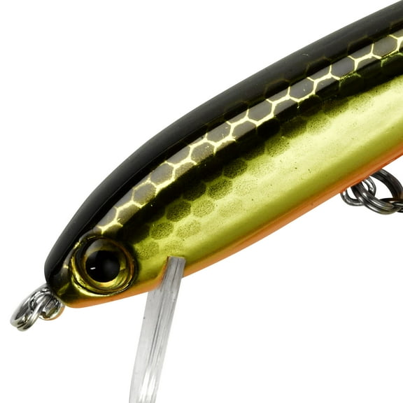 Rebel Track Down Minnow Slick Slow Sinking Slick Gold Minnow 2 1/2" 5/32 oz.