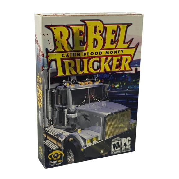 Rebel Trucker: Cajun Blood Money PC CDRom Software Game