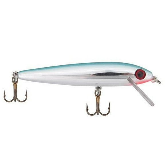 Rebel Value Series Min w Fishing Lure Hard bait Silver Blue 3 1/2 in 5/16 oz
