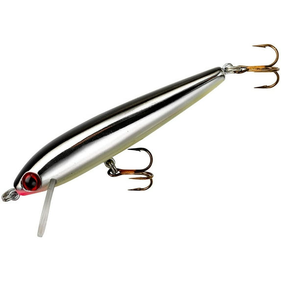 Rebel Value Series Minnow Crankbait Silver Black 3 1/2" 5/16 oz.