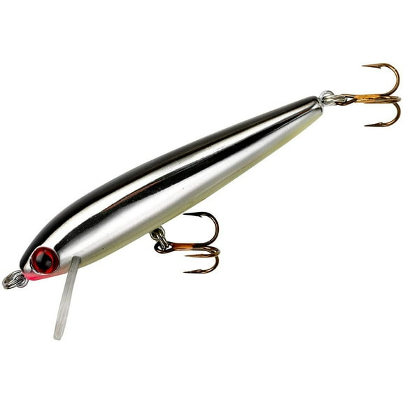 Rebel Value Series Minnow Crankbait Silver Black 3 1/2" 5/16 oz.