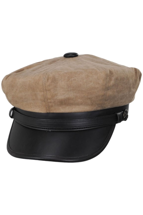 Rebel Wax Cotton Blend Motorcycle Cap - XXL - Khaki