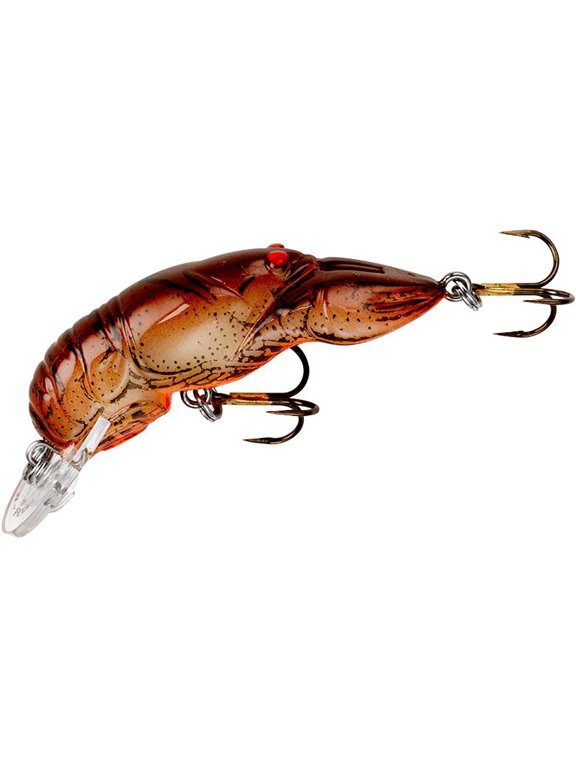 Wee Craw Crankbait Ditch Brown Crawfish, 2 Inch, 1/5 oz