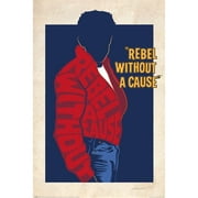 Rebel Without A Cause Art Of The 100th Warner Bros. Paper Poster