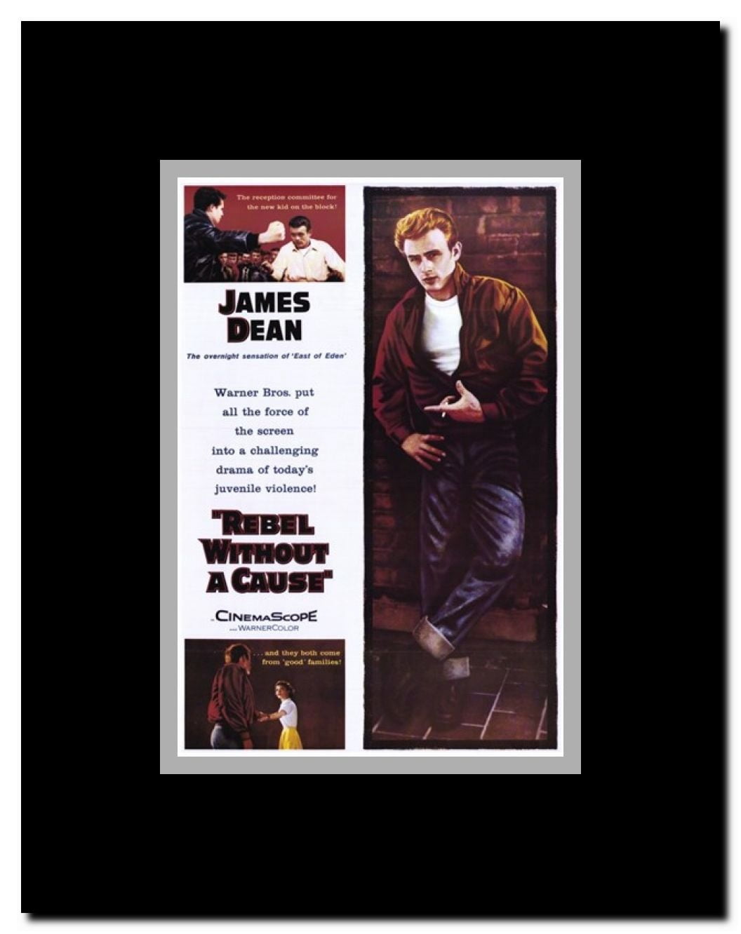 Rebel Without a Cause Framed Movie Poster