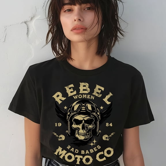 Rebel Women Graphic Tee, Grunge Motorcycle Shirt, Women Empowerment Gift, Unapologetic Babes Clothing, Long Live Rad Women Tee Unisex S-5XL Hot Trending Shirt, Vintage Birthday Gift