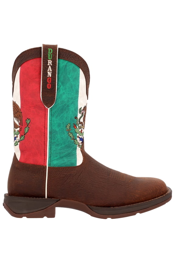 Rebel by Durango® Steel Toe Mexico Flag Western Boot