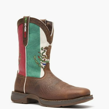 Rebel by Durango® Steel Toe Mexico Flag Western Boot