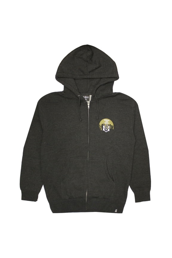 Cover The 8 Zip Up Hoodie Charcoal Heather