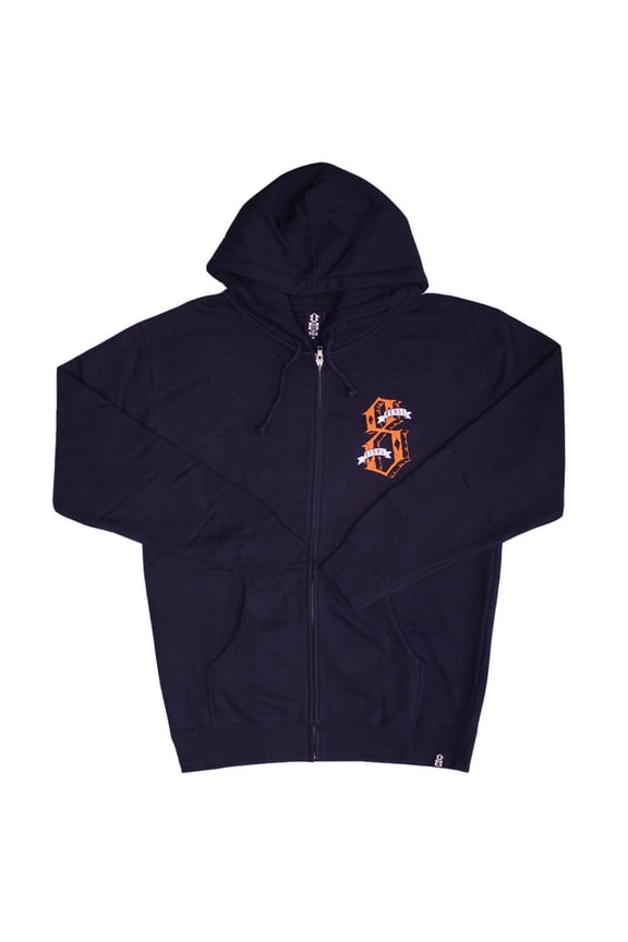 Dukes of Destruction Zip Up Hoodie Navy