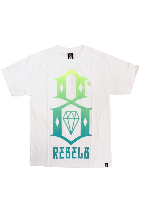 Gradient Logo T-shirt White Green