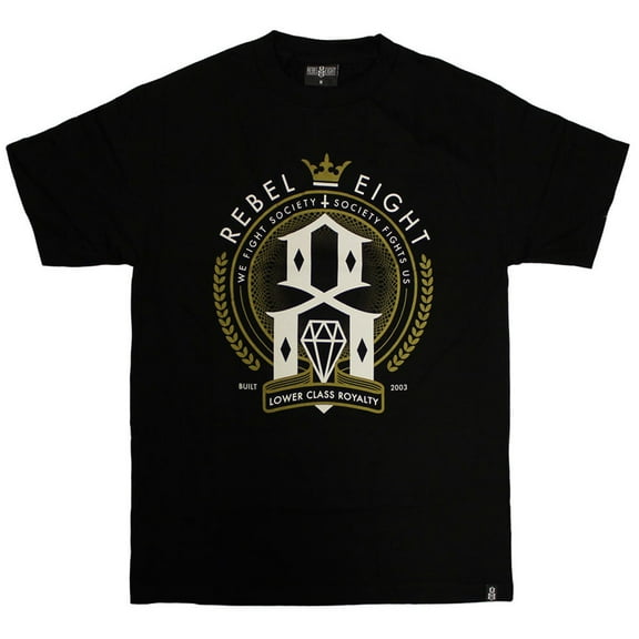 Rebel8 Lower Class Royalty T-shirt Black