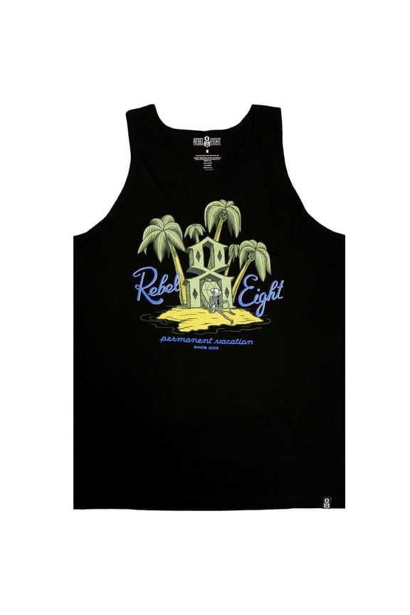 Permanent Vacation Tank Top Black