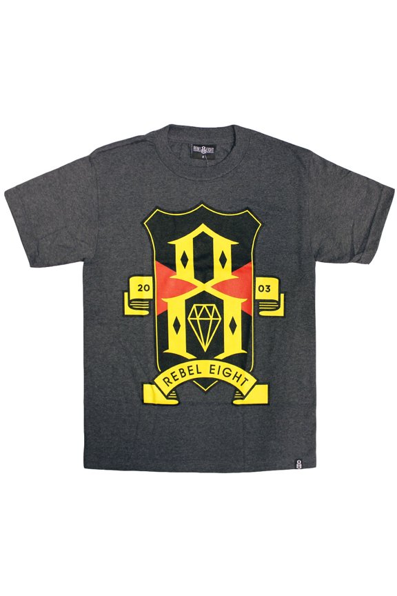 R8FC T-shirt Charcoal Gray