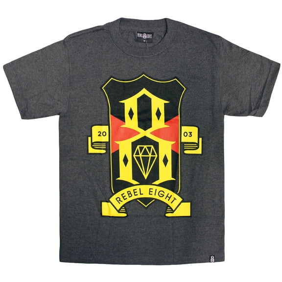 Rebel8 R8FC T-shirt Charcoal Gray