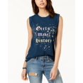 thumbnail image 1 of Rebellious One Juniors Girls Make History Graphic Print Tank Top, 1 of 3